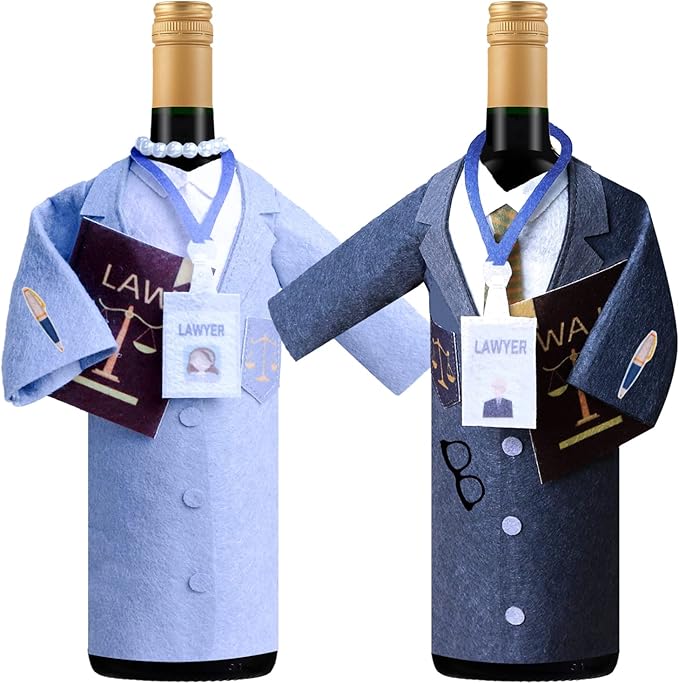 Capa de Garrafa de Vinho para Advogados