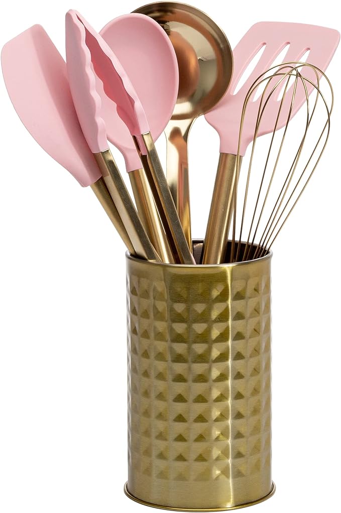 Utensílios de Cozinha em Ouro Rosé
